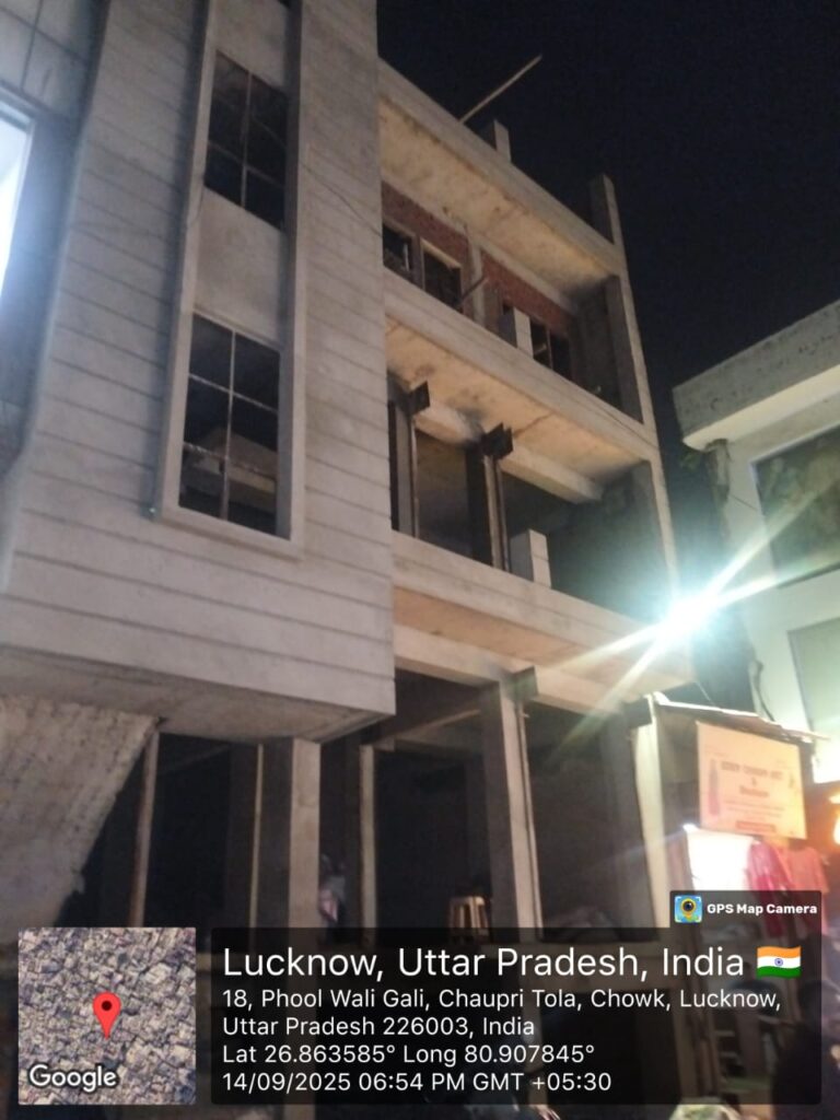 Illegal construction in Lucknow Zone 7, builders run amok with the connivance of LDA!